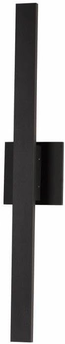 24 Inch 13W 2 Led Outdoor Wall Sconce-Black Finish Et2 Lighting E41343-Bk