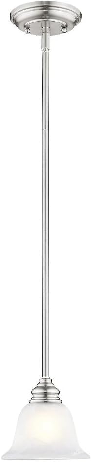 Livex Lighting Essex 1 - Light Pendant in  Brushed Nickel