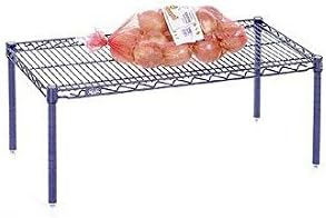 Nexel Chrome Wire Dunnage Rack - 30""W x 21""D x 14""H