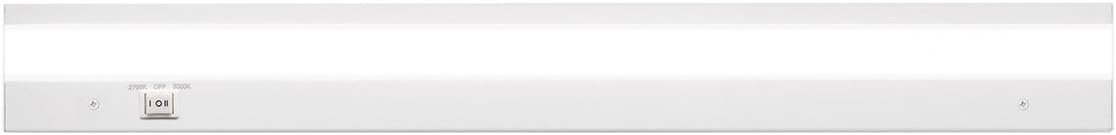 BA-ACLED24-27/30WT-WAC Lighting-Duo-120V 8W 2700K/3000K 1 LED Dual Color Option Light Bar in Contemporary Style-2.75 Inches Wide by 1 Inch High-White