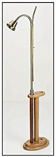 Elegant Maple Hardwood Candlelighter Stand with High Gloss Pecan Finish