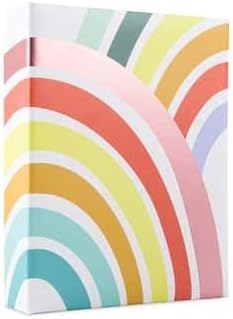 Rainbow Photo Album by Recollections - 100 Page Photo Album Holds up to 200 Photos for Weddings - Birthdays - Anniversaries - and Family - 1 Pack