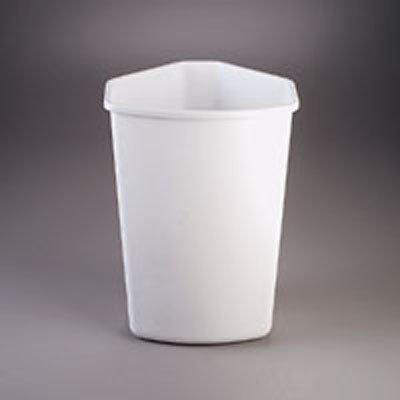 Bennium KV FERRC PB32W 32 Qt. Replacement Waste Bin for Center, White, Plastic