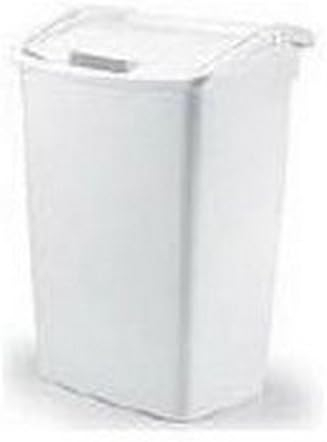 Rubbermaid 11.25 gal Dual Action Plastic Kitchen Lid, White
