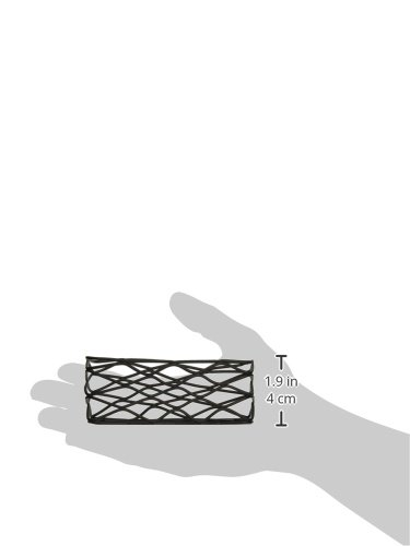 Black Wire Rectangular Condiment Basket