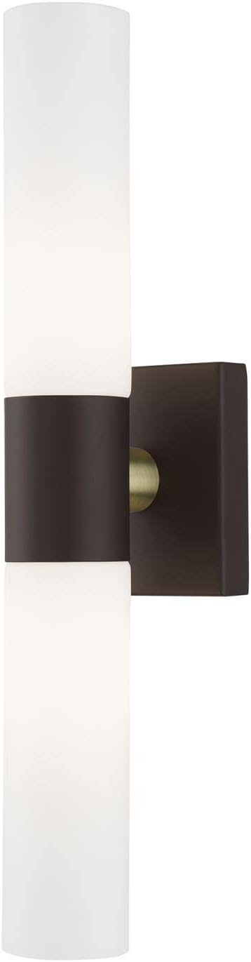 Livex Lighting Aero Bronze ADA 2-Light Vanity Sconce