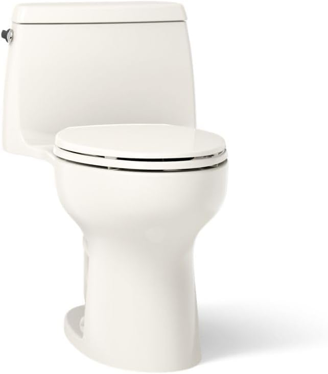 Santa Rosa Comfort Height One-Piece Compact Elongated 1.28 Gpf Toilet With Revolution 360 Swirl Flushing Technology