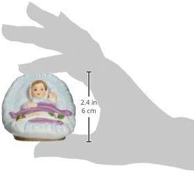 Growing up Girls from Enesco Brunette Newborn Figurine 1.75 IN