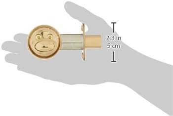 Traditional Single Cylinder Deadbolt for 1-5/8" Bore Hole