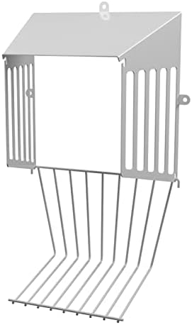 Bathroom & Dryer Vent Pest Guard/Helps Keep Rodents & Birds Out/Bathroom and Dryer Vent Cover Outside/Bird Guard Vent Covers/Dryer Vent Screen Outside/Defender Access + DFR65 / 6.5" White