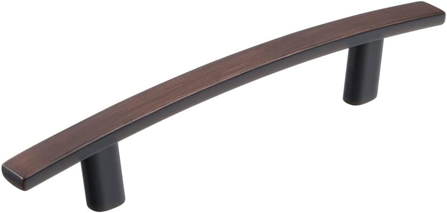 10 Pack Kitchen Cabinet Handles 5-1/16 Inch (128mm) Hole Centers, Champagne Bronze Cabinet Pulls for Bathroom Dresser Drawer Kitchen