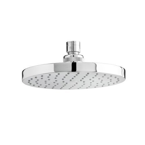 Polished Chrome Rain Showerhead with Brass Construction