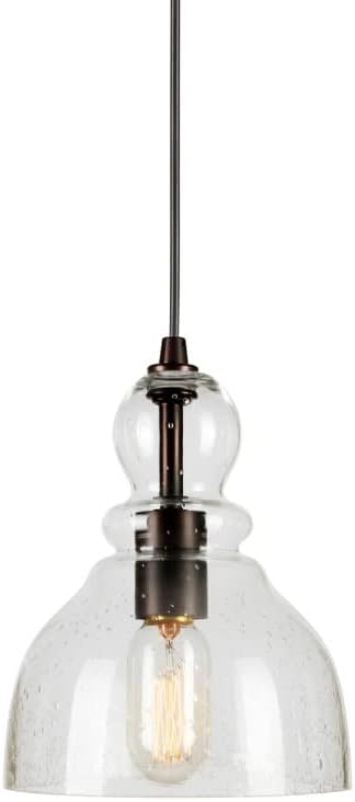 Forte Lighting 2678-01 1 Light 7" Wide Mini Pendant - Bronze