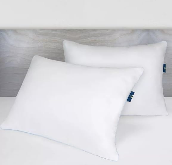 Serta Perfect Sleeper Comfy Sleep Eco-Friendly Bed Pillow Standard/Queen (2 Pk)