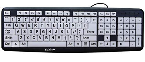 Nuklz N Large Print - Keyboard - USB