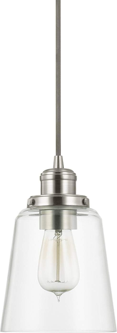 1 Light Pendant-Brushed Nickel Finish Capital Lighting 3718Bn-135
