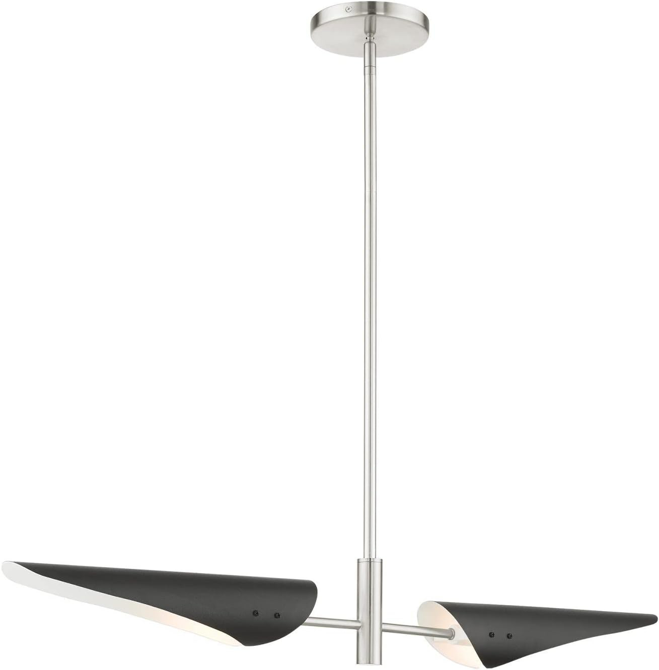 Livex Lighting Capistrano 2 - Light Chandelier in  Brushed Nickel