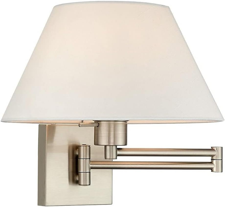 Livex Lighting 1 - Light Wall Light in  Brushed Nickel