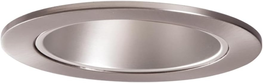 Halo 4'' Satin Nickel Baffle Recessed Trim