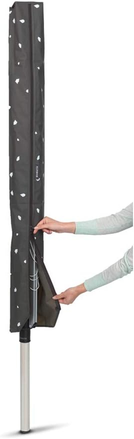 Speckle Black Weather Resistant Outdoor Clothesline Cover