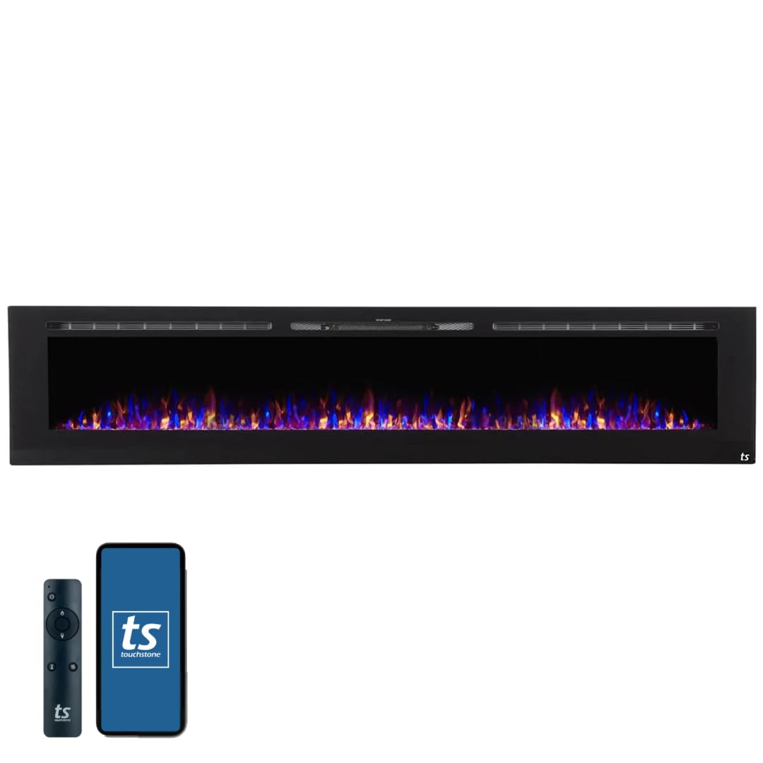 Touchstone The Sideline 100 80032 100" Recessed Electric Fireplace