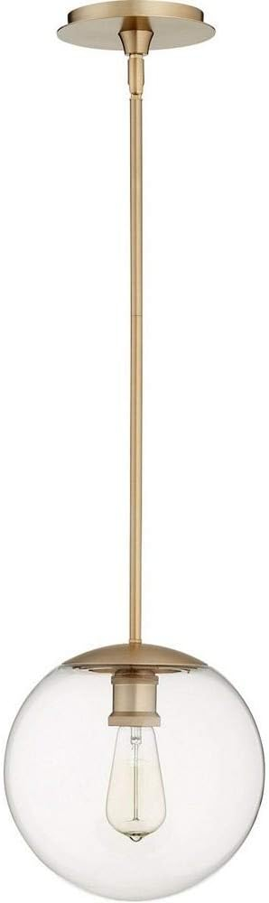 Quorum Lighting 1 - Light Pendant in  Aged Brass