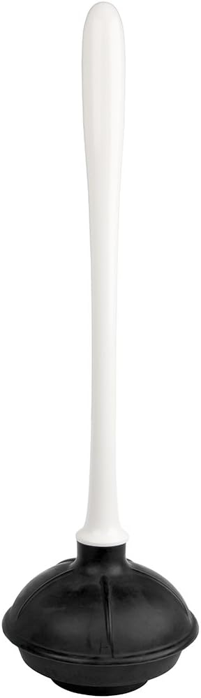 Plumb Craft Plunger with Holder, White