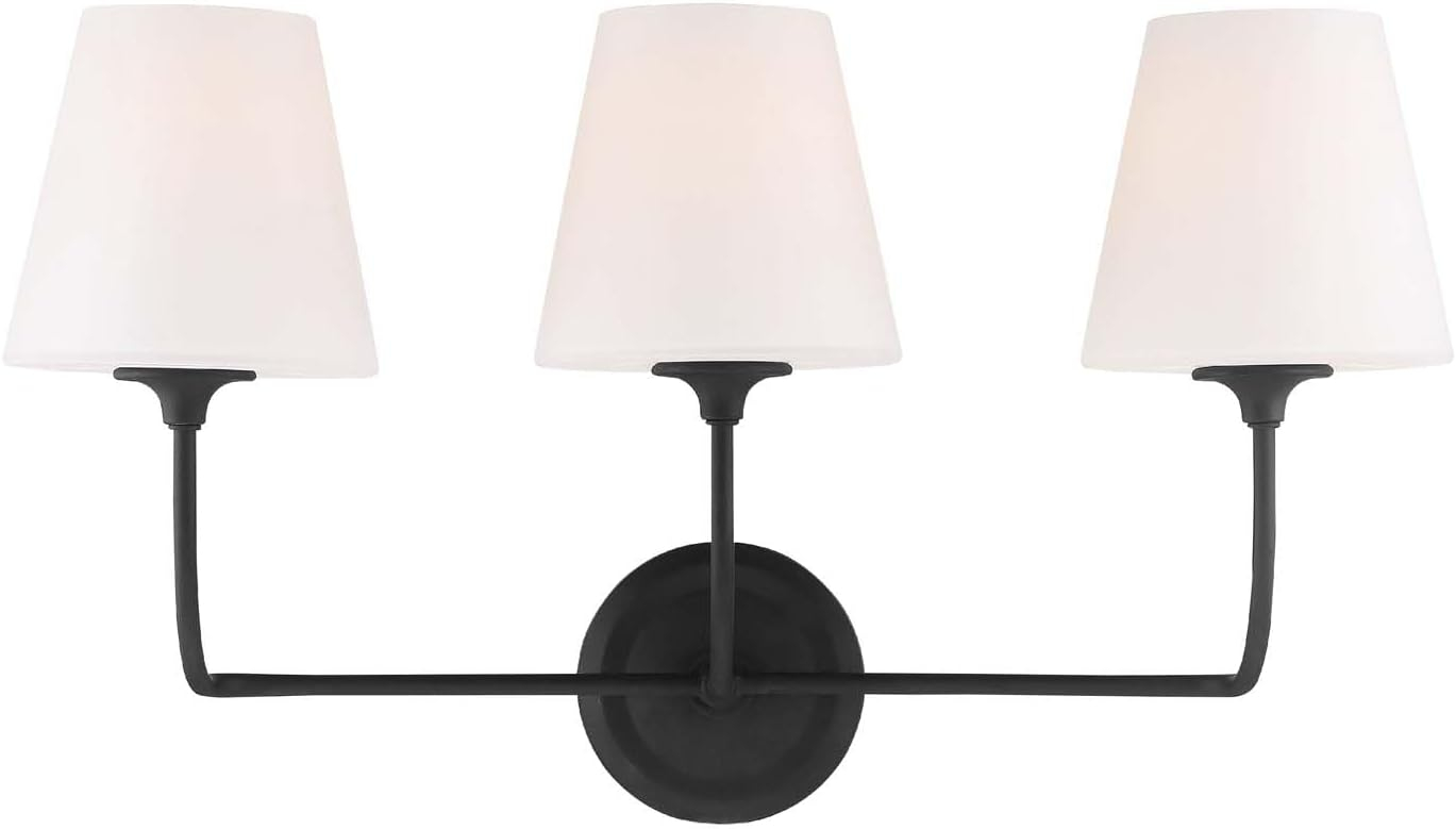 Crystorama Lighting - Bathroom Vanity - Sylvan 3 Light Bath Vanity in Classic