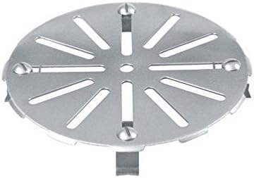 Chrome Round Stainless Steel Snap-In Floor Drain Cover