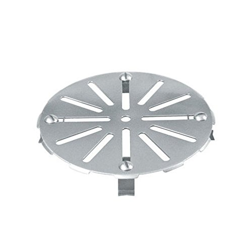 Chrome Round Stainless Steel Snap-In Floor Drain Cover