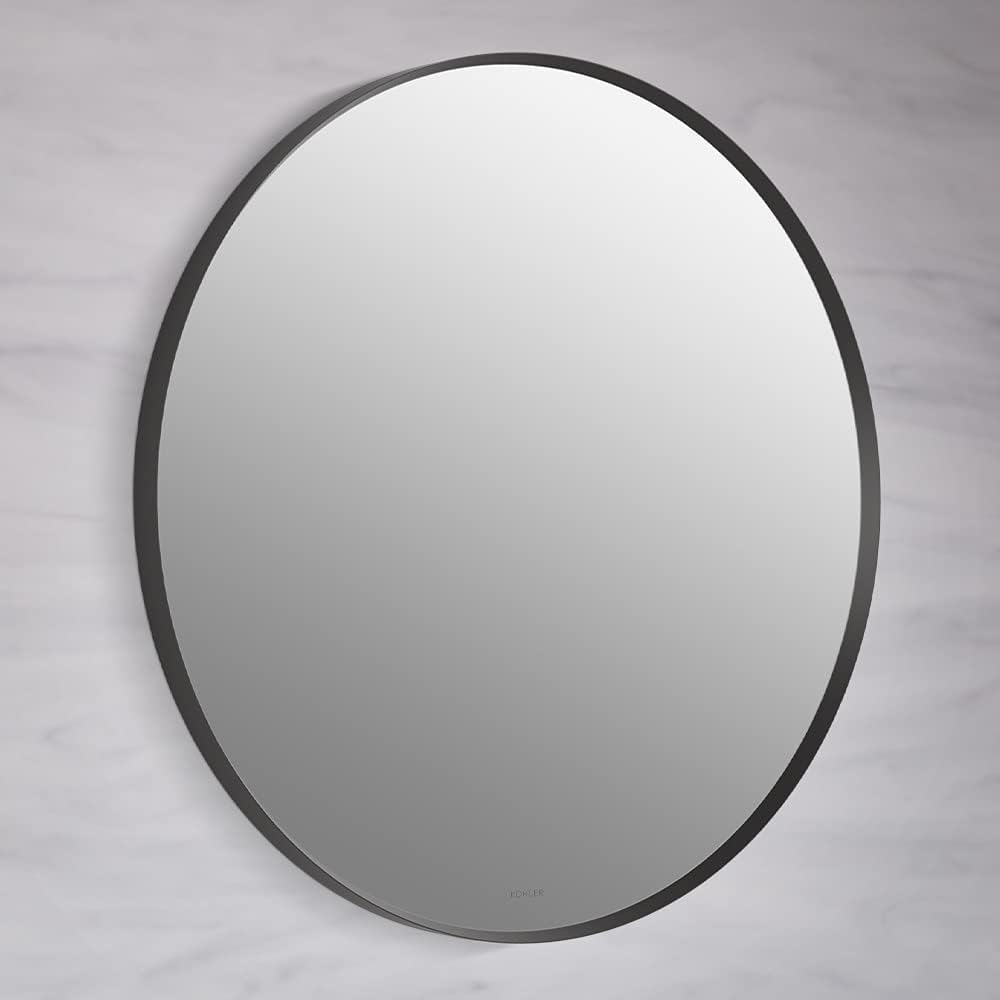 Essential Round Wall Mirror, Bathroom/Vanity Mirror with Frame