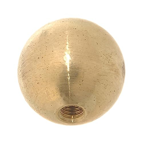 B&P Lamp® 3/4" Diameter Brass Ball Finial, 1/4-27F, Unf