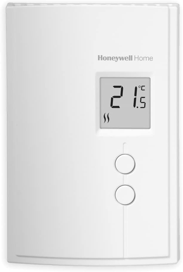 Honeywell Digital Non-Programmable Line Volt Thermostat for Electric Heat, White