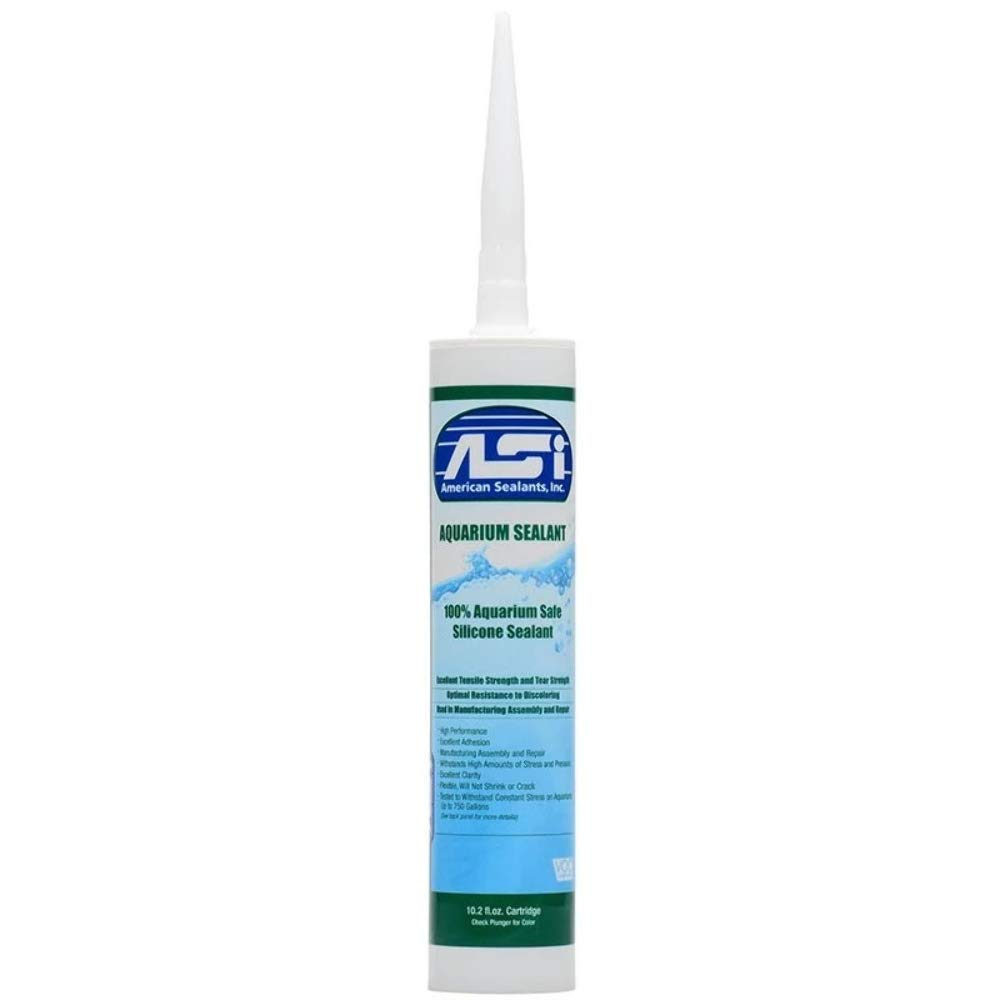 Black Aquarium Silicone Sealant - 10.2 Fluid oz Cartridge