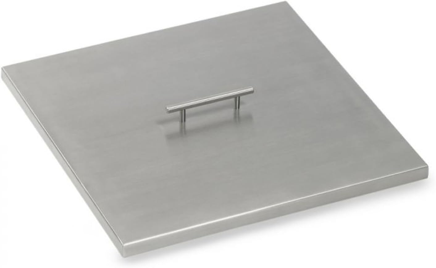 American Fireglass Square Stainless Steel Fire Pit Lid