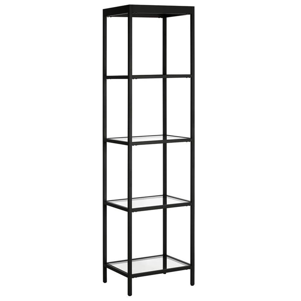 Blackened Bronze 70" Quintuple-Tier Rectangular Étagère