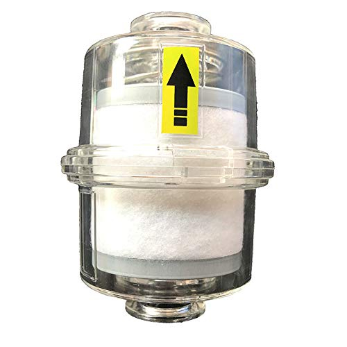 Clear Plastic Oil Mist Filter for Vacuum Pump KF25 Interface