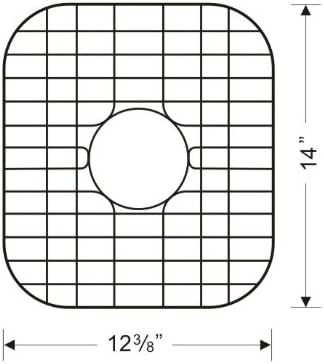 Stainless Steel Kitchen Sink Grid with Protective Vinyl Feet