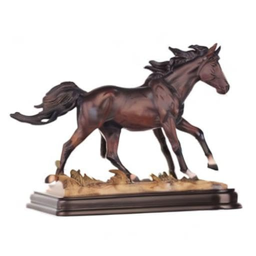 Drevy Horses Collection Brown Horse Figurine Decoration Decor Collectible