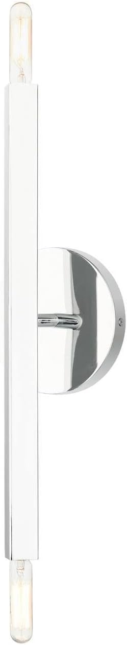 Livex Lighting Moco 2 - Light Wall Light in  Polished Chrome
