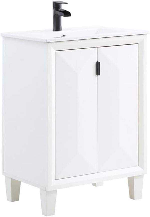 Manhattan Comfort Hyde Vanity Sink, 24 in, 24 INCH
