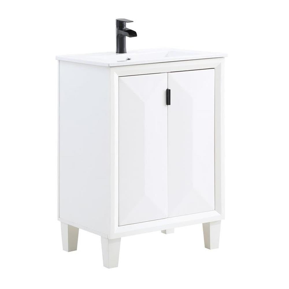 Manhattan Comfort Hyde Vanity Sink, 24 in, 24 INCH
