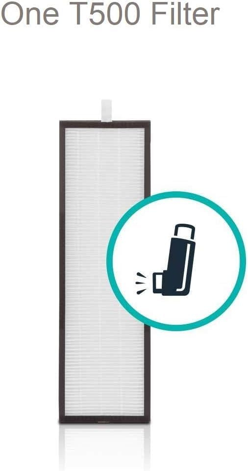 Alen Air Filter TF60-Pure Replacement HEPA Filter for T500 Air Purifier - Captures Allergens, Dust, & Mold (1 Filter)