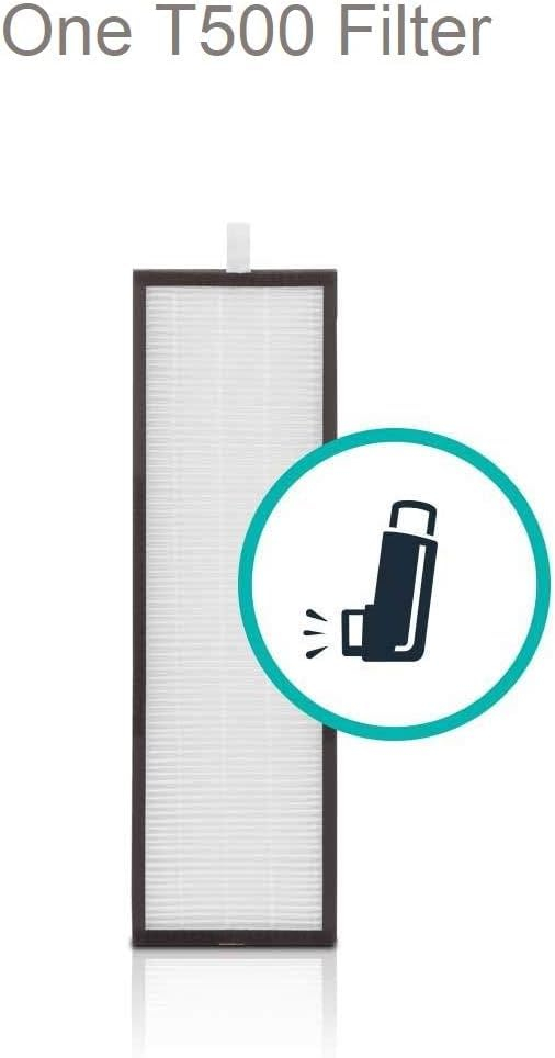 Alen Air Filter TF60-Pure Replacement HEPA Filter for T500 Air Purifier - Captures Allergens, Dust, & Mold (1 Filter)