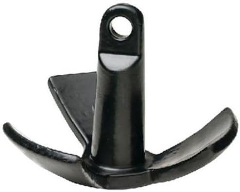 12 lb Black Vinyl Coated Cast Iron River Anchor