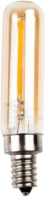 Amber Dimmable LED T6 Warm White Decorative Bulb