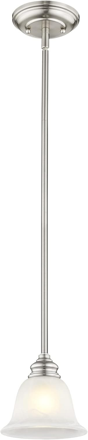 Livex Lighting Essex 1 - Light Pendant in  Brushed Nickel