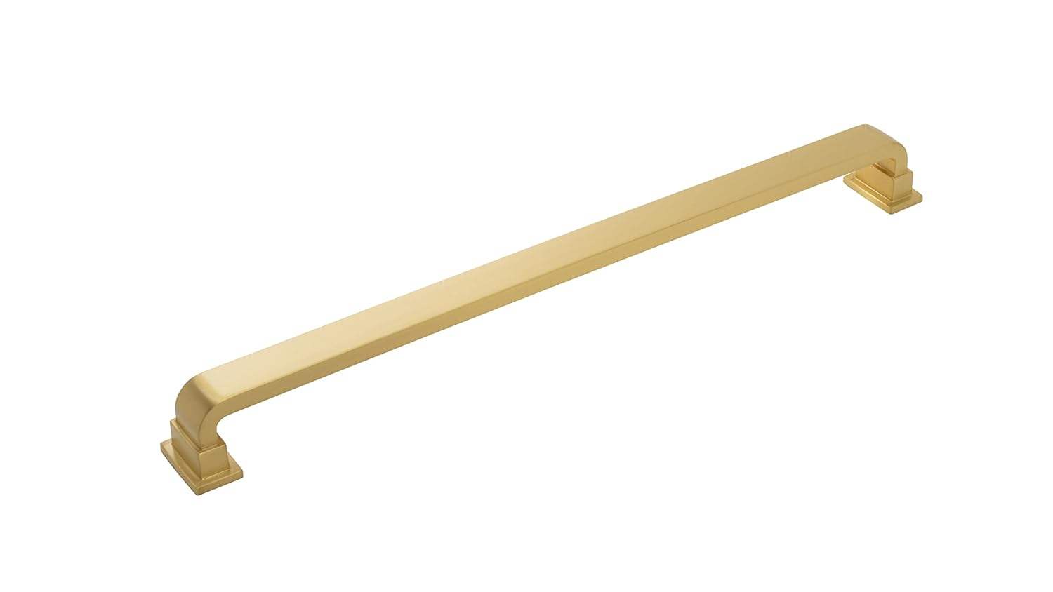 Belwith-Keeler Brighton Collection Appliance Pull 18 Inch Center to Center Brushed Golden Brass Finish