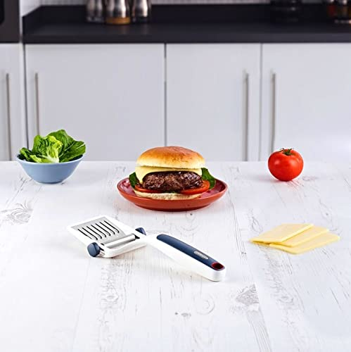 Zyliss Dial & Slice Adjustable Cheese Slicer, Stainless Steel White