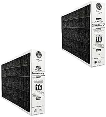 Pack of 2 Lennox Y6605 16 x 26 x 5 Inch MERV 16 Efficient Air Filter Replacement for PureAir PCO3-16-16 Air Purifier Cleaner Purification Systems